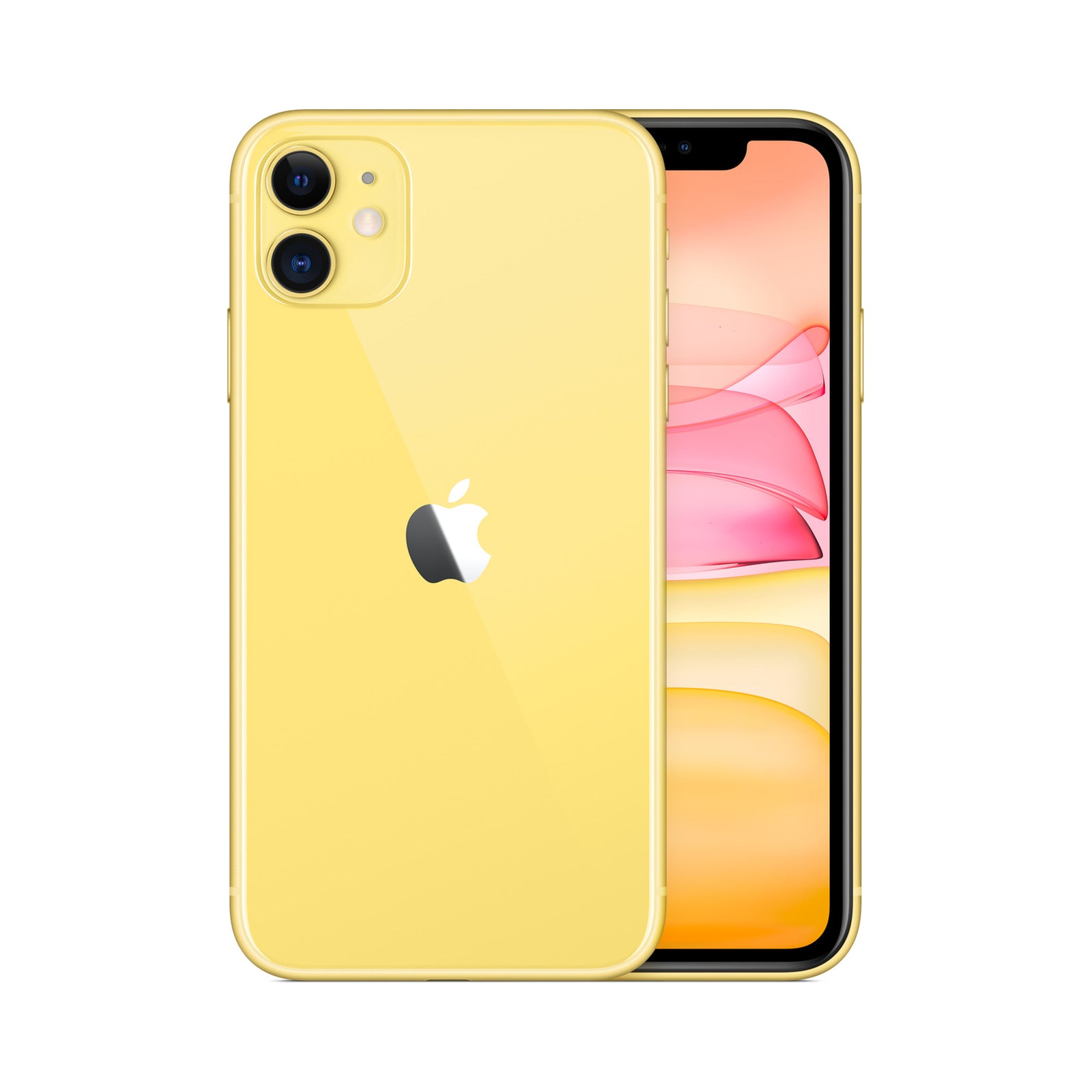 Photo officielle Apple de iPhone 11 en Yellow