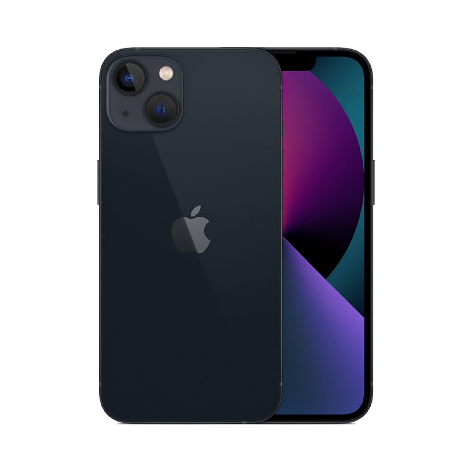 Photo officielle Apple de iPhone 13 en Midnight