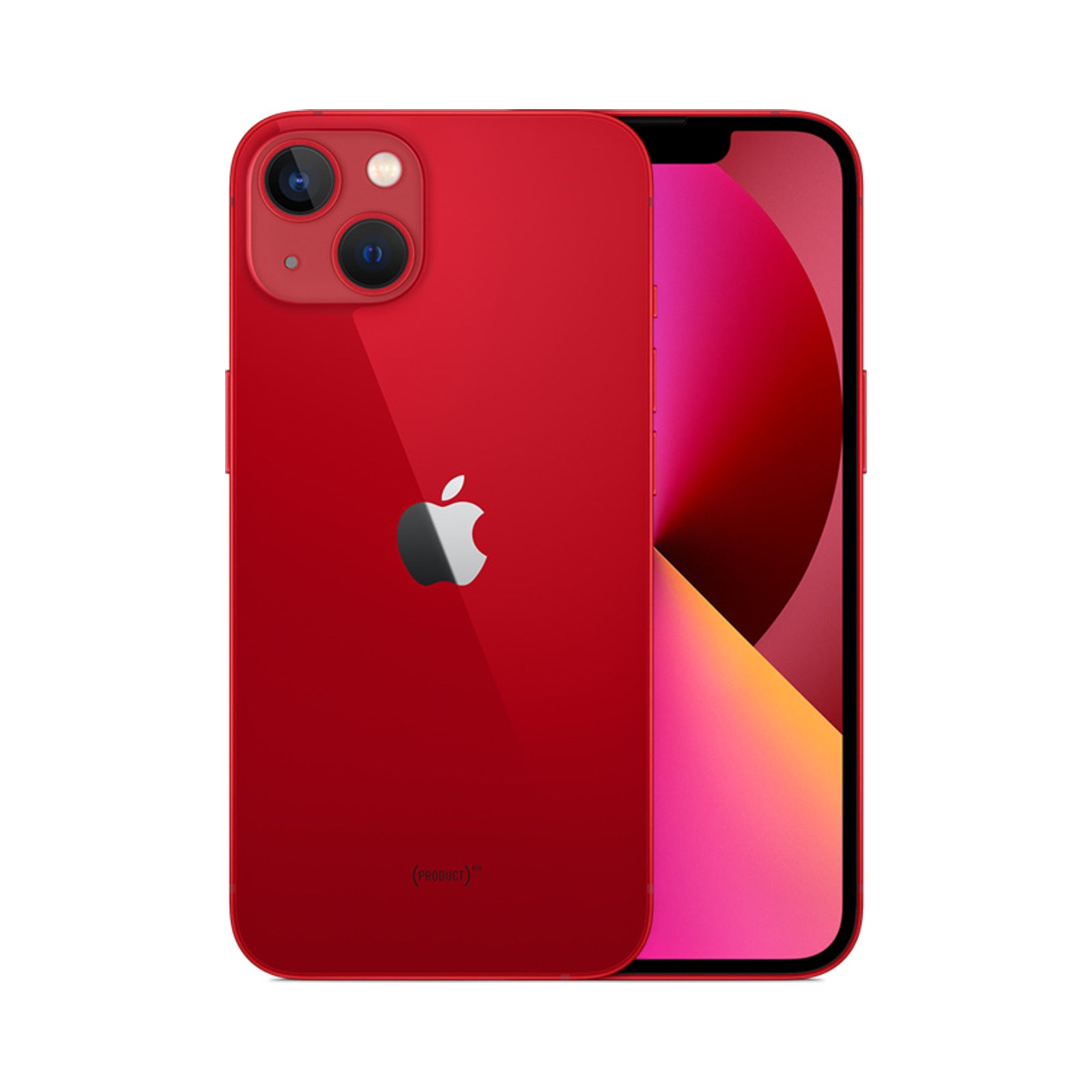 Photo officielle Apple de iPhone 13 en Product Red