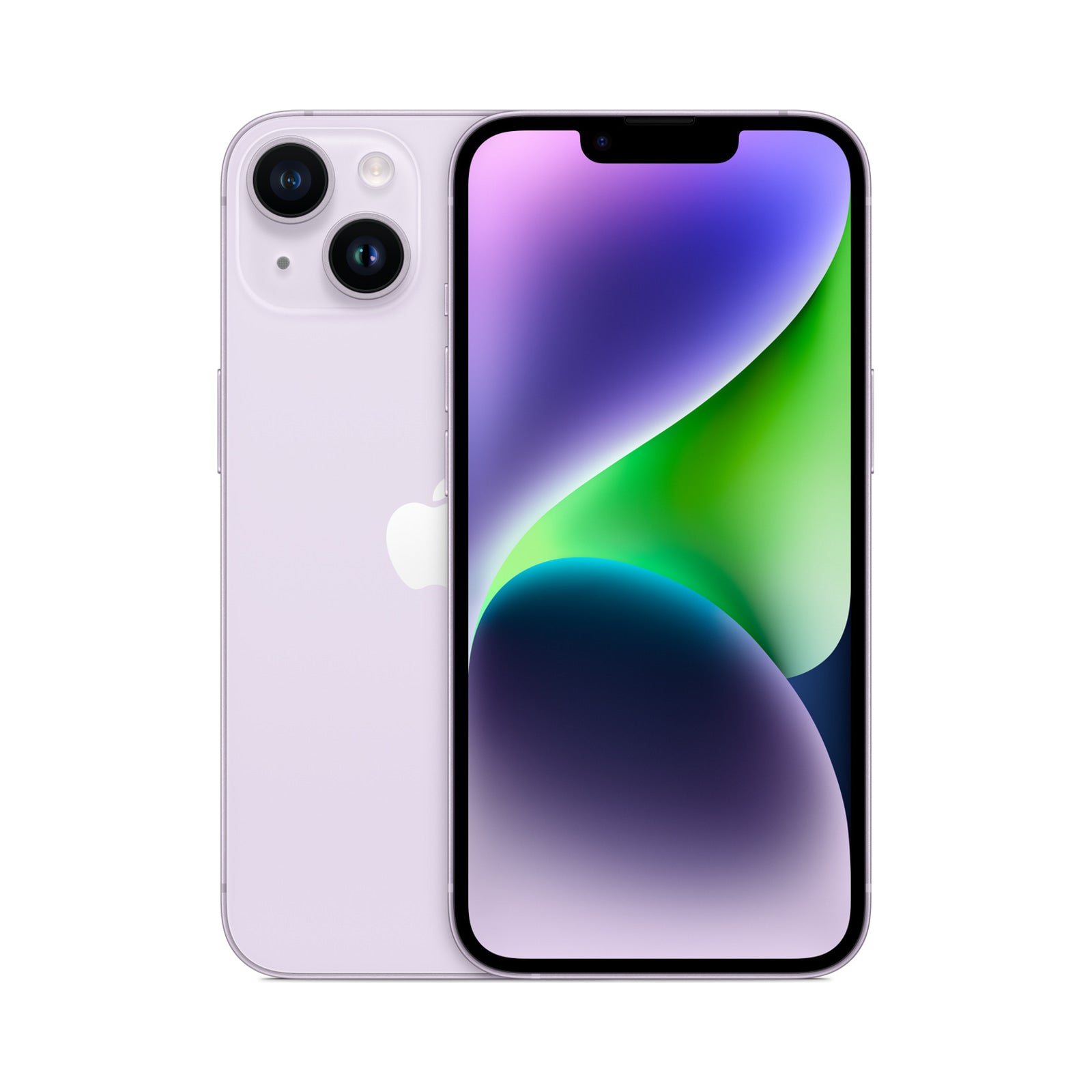 Photo officielle Apple de iPhone 14 en Purple