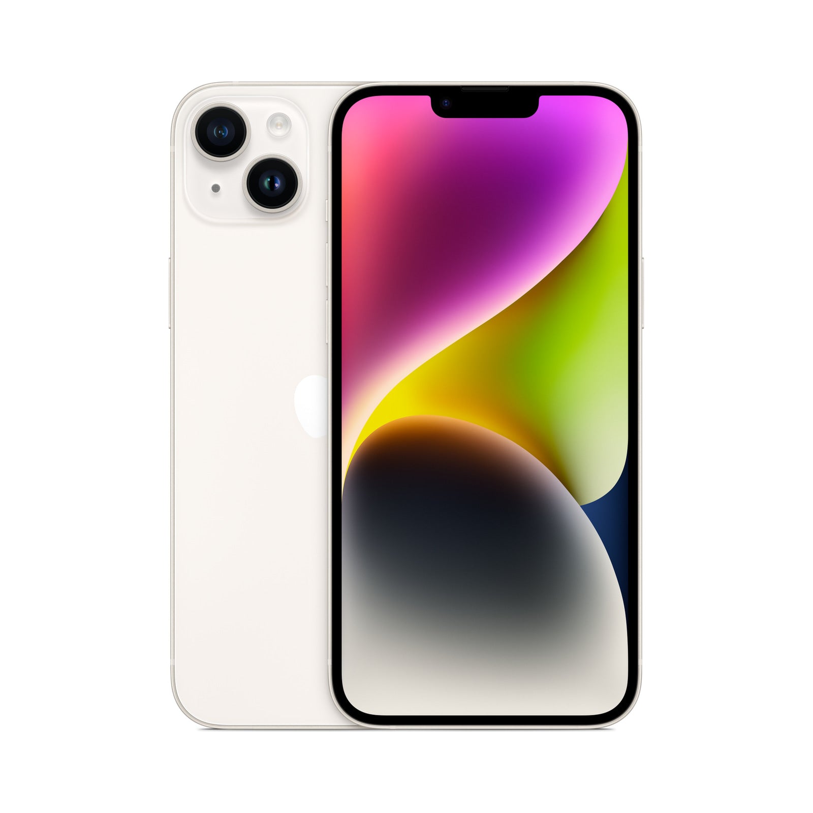 Photo officielle Apple de iPhone 14 Plus en Starlight