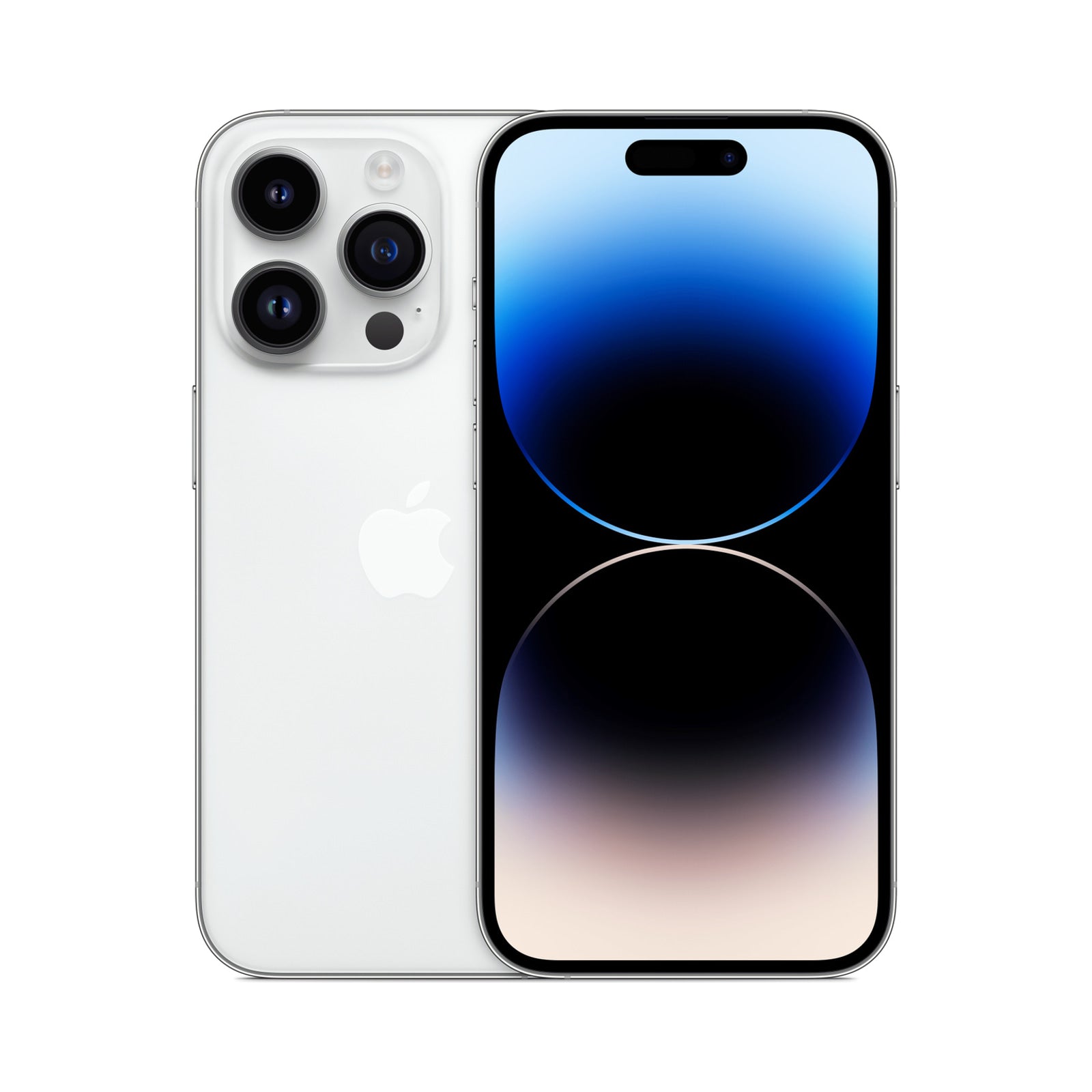 Photo officielle Apple de iPhone 14 Pro en Silver