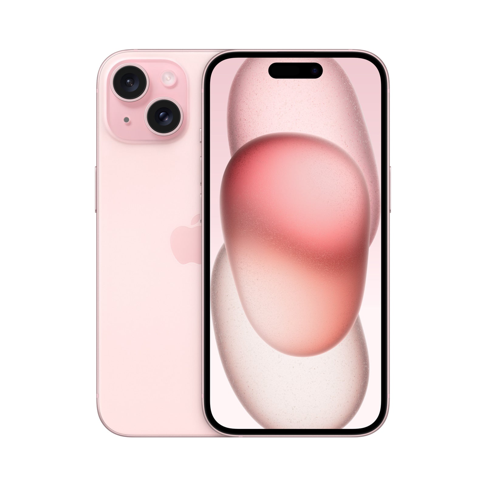 Photo officielle Apple de iPhone 15 en Pink