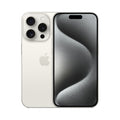 Photo officielle Apple de iPhone 15 Pro en White Titanium