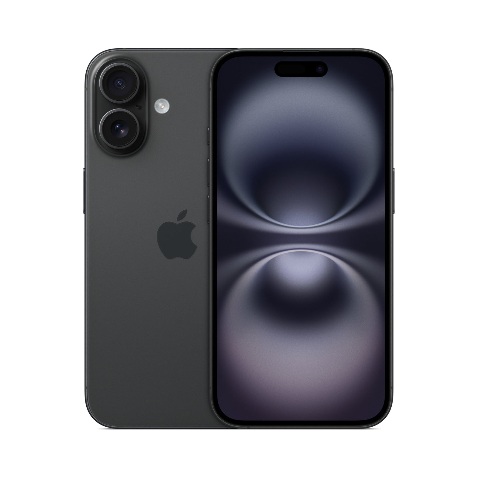 Photo officielle Apple de iPhone 16 en Black