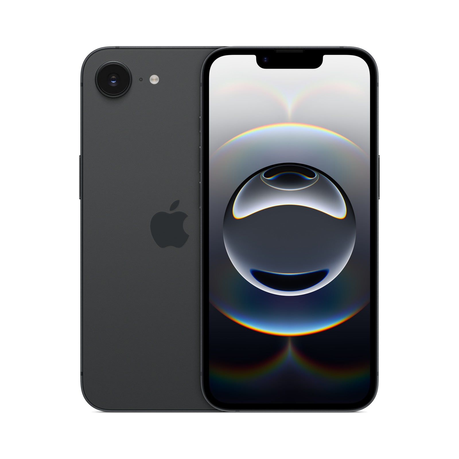Photo officielle Apple de iPhone 16e en Black