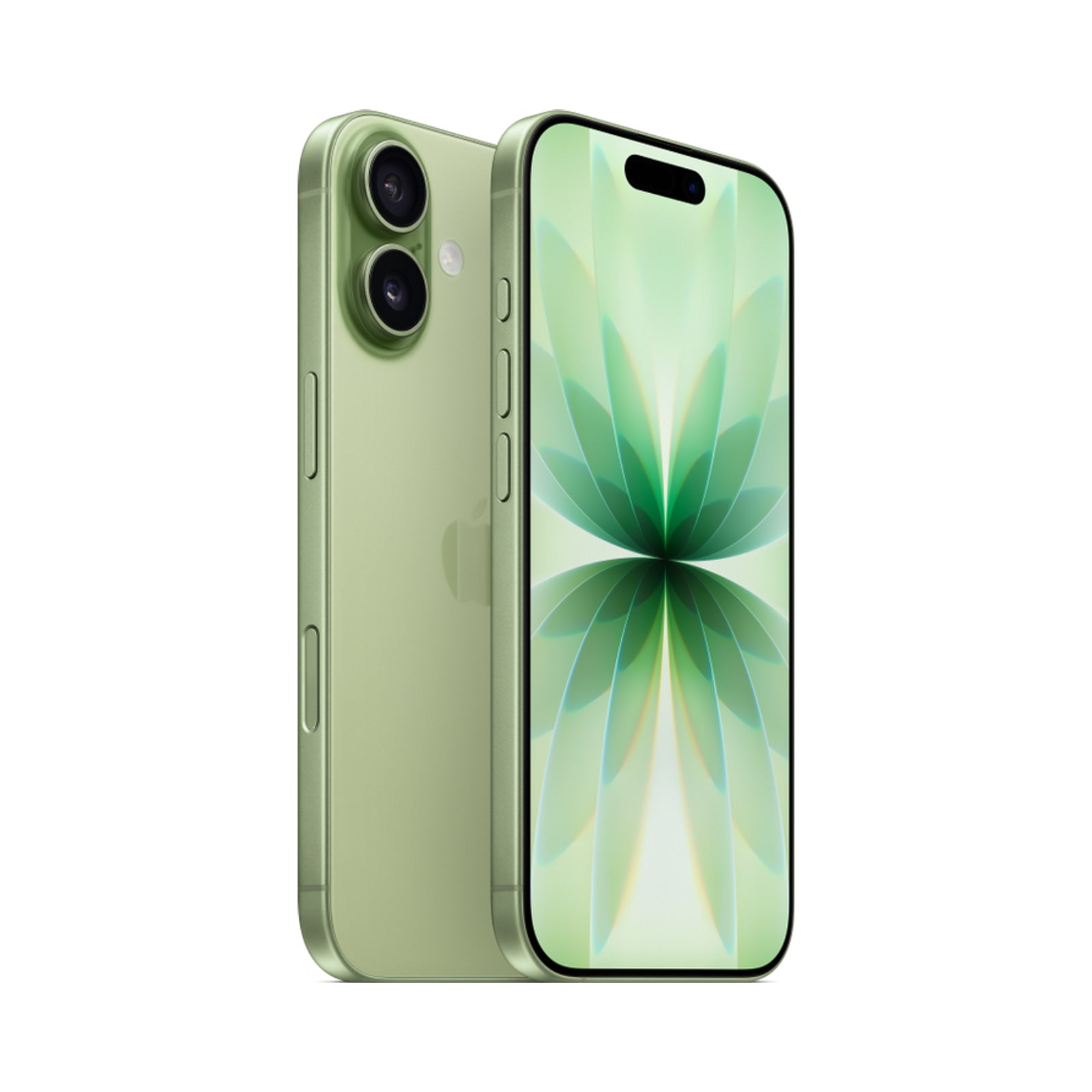 Photo officielle Apple de iPhone 17 en Sage