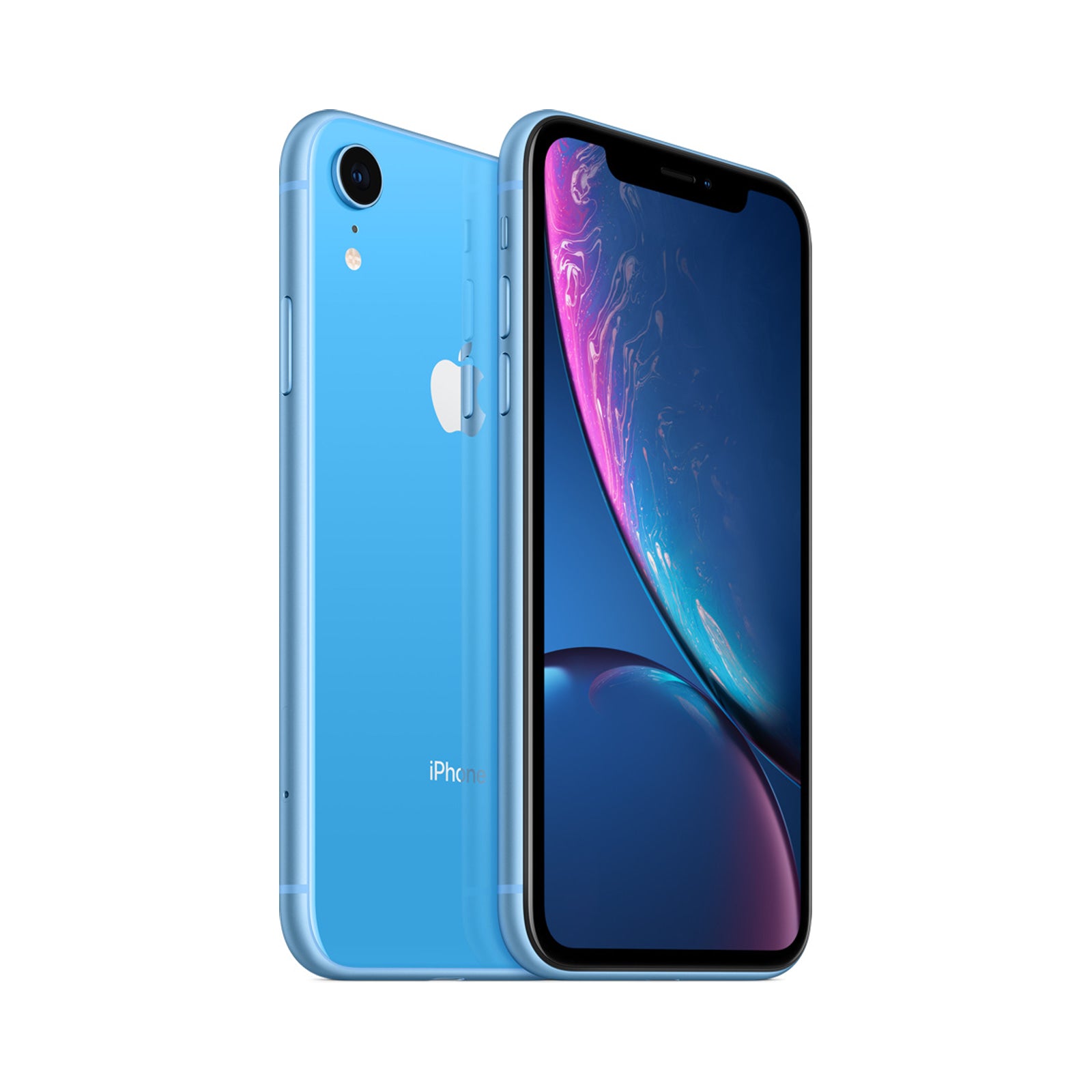 Photo officielle Apple de iPhone XR en Blue