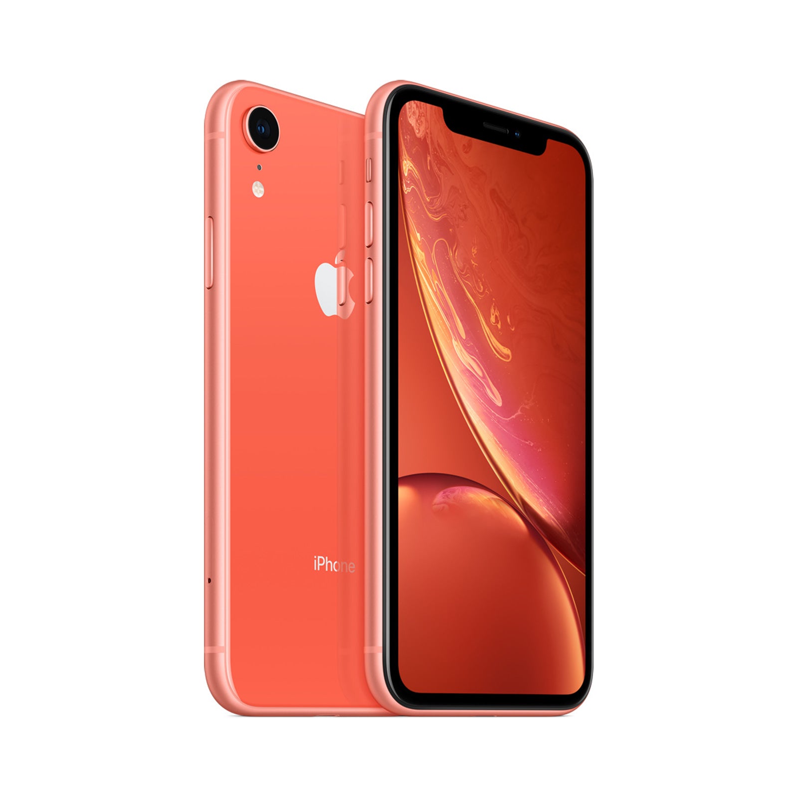 Photo officielle Apple de iPhone XR en Coral