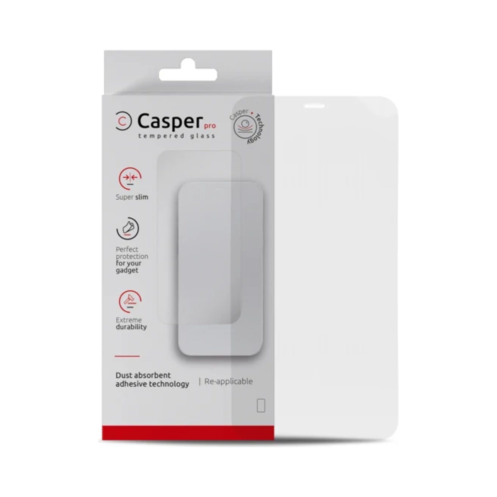 Verre trempé Casper Pro – iPhone 6 Plus / 6S Plus / 7 Plus / 8 Plus