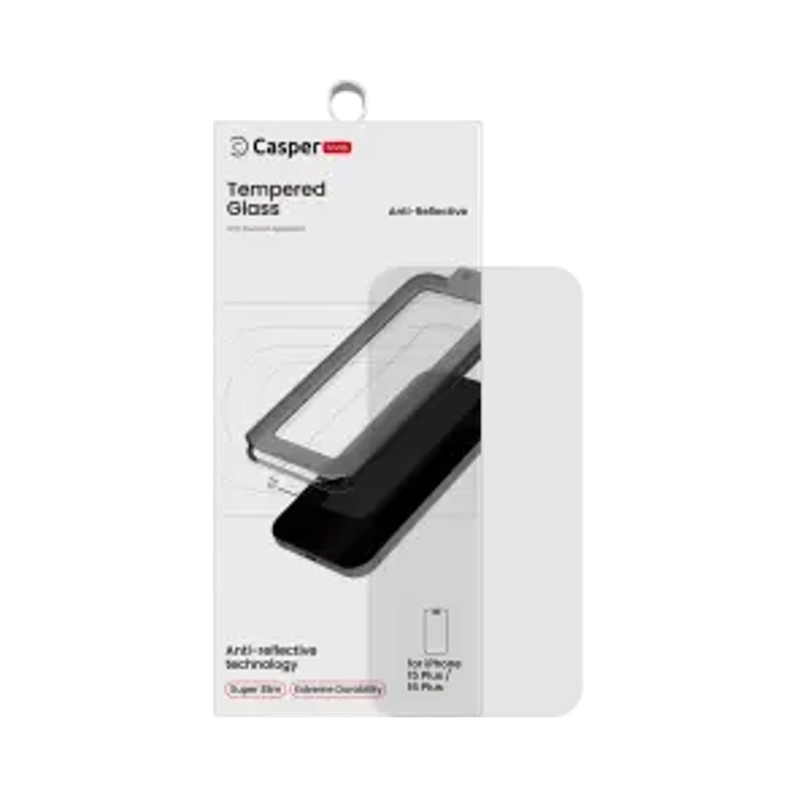 Verre trempé Casper Snap – iPhone 15 Plus / 16 Plus