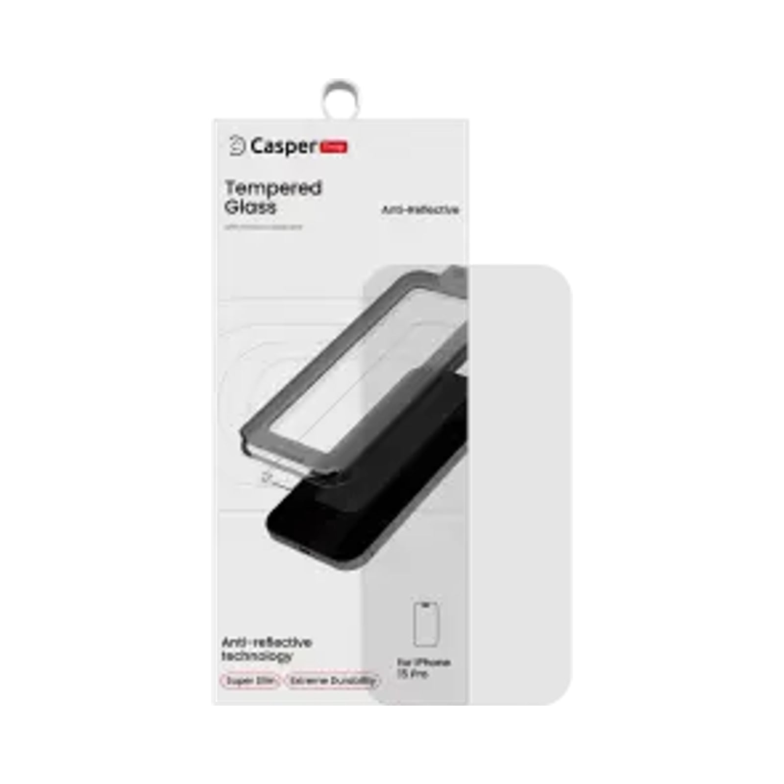 Verre trempé Casper Snap – iPhone 15 Pro