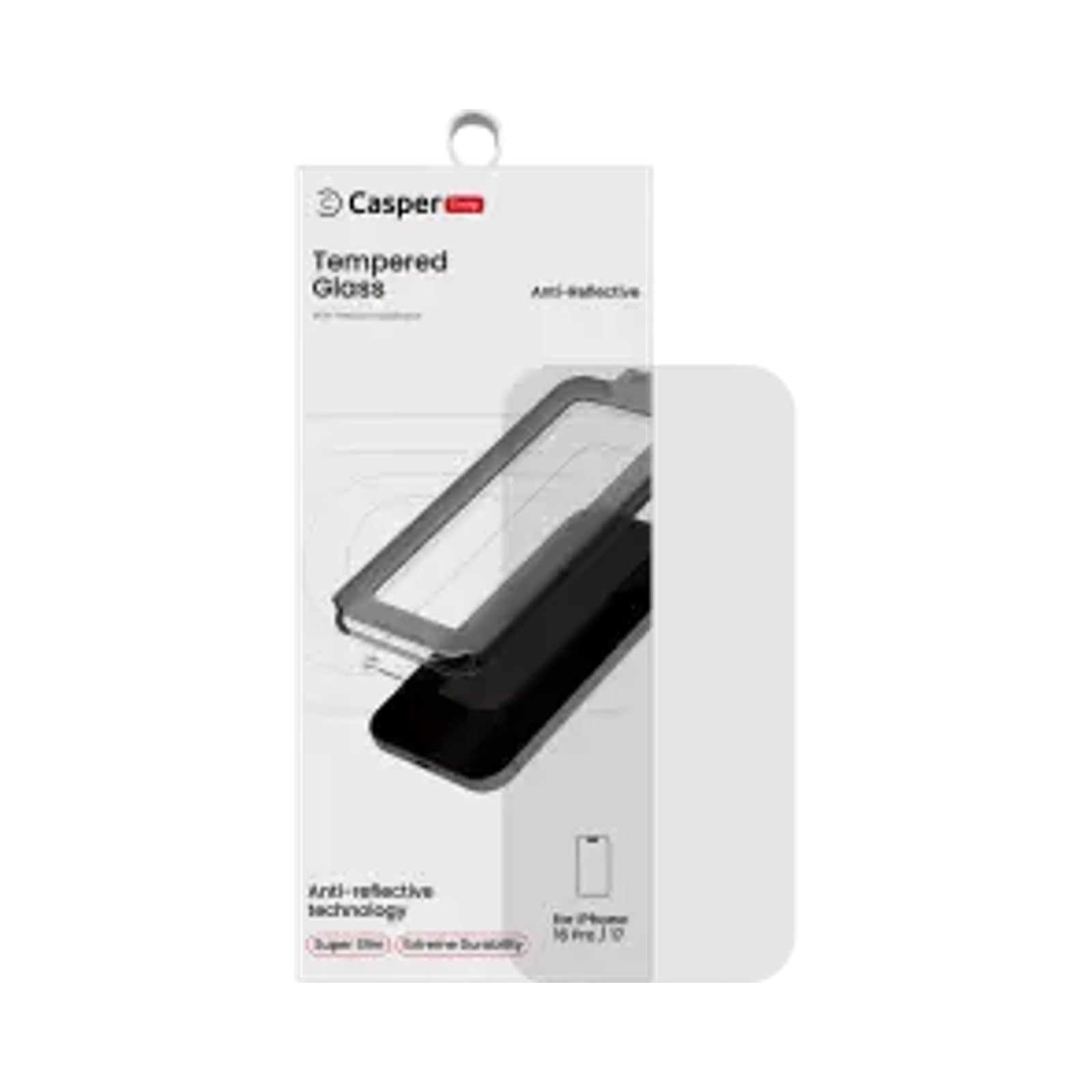 Verre trempé Casper Snap – iPhone 16 Pro / 17