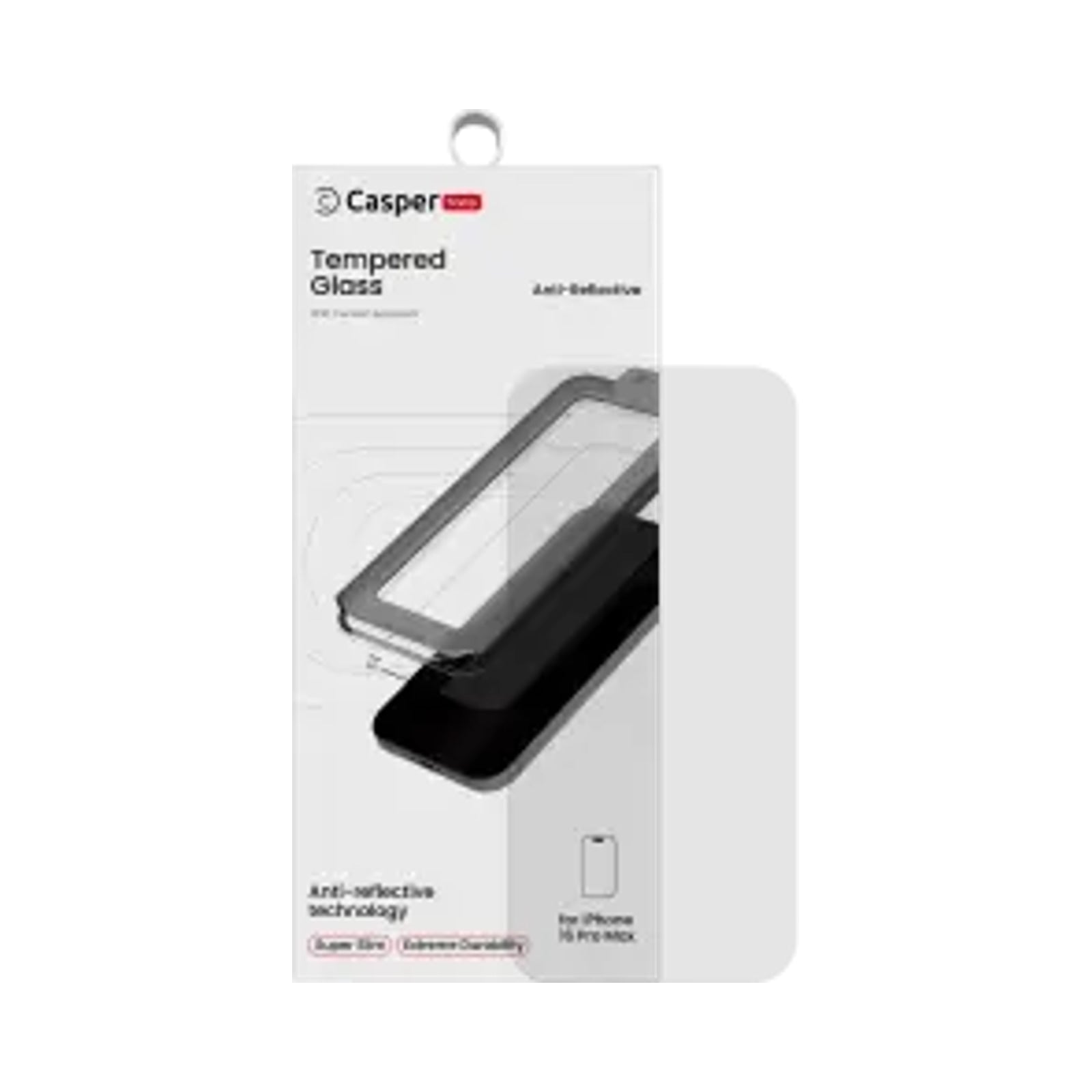 Verre trempé Casper Snap – iPhone 16 Pro Max
