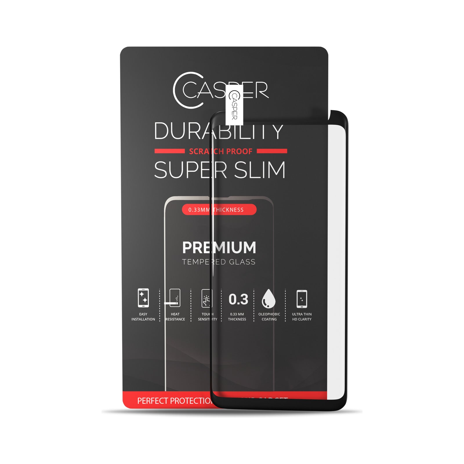 Verre trempé Casper Standard – Galaxy S9 Plus